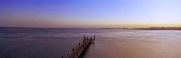 Pier in the sea, Ras Um Sid, Sharm al-Sheikh, Sinai Peninsula, Egypt