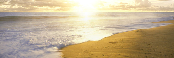 Sunset over the ocean, Playa la Cachora, Todos Santos, Baja California Sur, Mexico