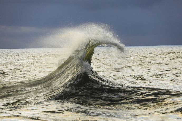 Waves in the Pacific Ocean, San Pedro, Los Angeles, California, USA