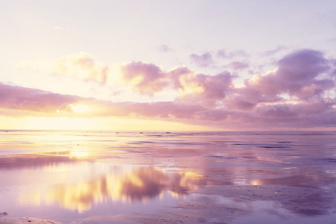 Sunrise On Beach, North Sea, Germany