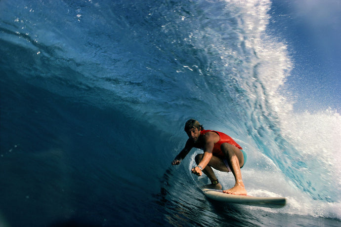 Man surfing in the sea