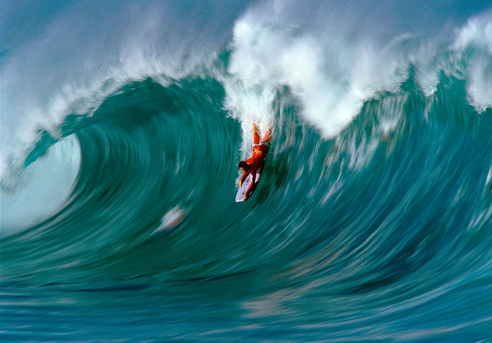 Man surfing in the sea