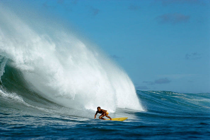 Man surfing in the sea