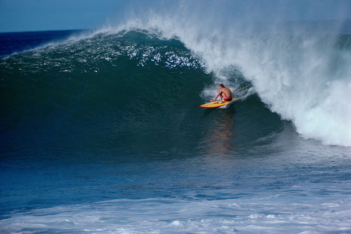 Man surfing in the sea