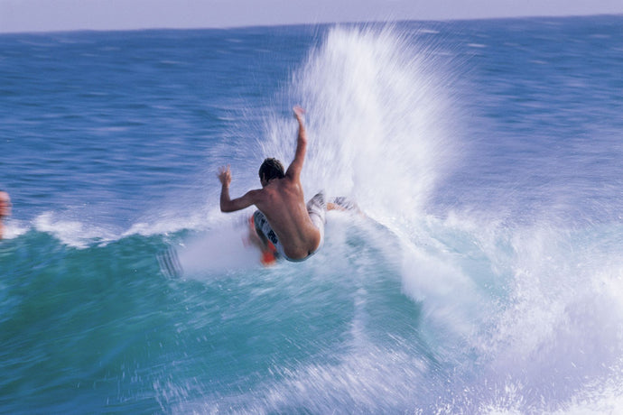 Man surfing in the sea