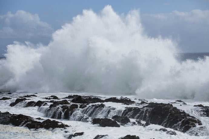 Waves in the Pacific Ocean, Coral Sea, Surfer's Paradise, Gold Coast, Queensland, Australia