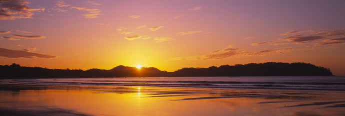 Sunrise over hills, Samara Beach, Guanacaste Province, Costa Rica