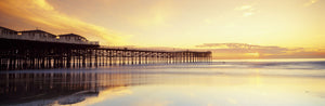 Pier over ocean, San Diego, California, USA