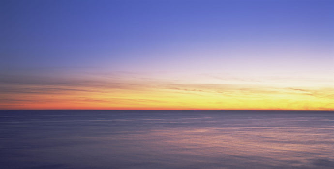 Pacific Ocean at sunset, Big Sur, California, USA