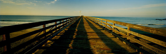 Pier in the Pacific Ocean, Cayucos Pier, Cayucos, California, USA